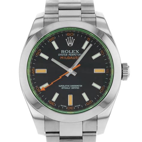 rolex milgauss nero e arancione|Rolex Milgauss .